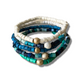 Pulseras de cuentas de barro, elásticas - "Pack Solidario"