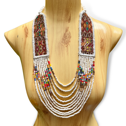 Collares Tejidos, Vintage Textil - "Vintage Patzun Long"