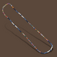 Multiusos, collar de cuentas y cadena de cordón, hecho a mano