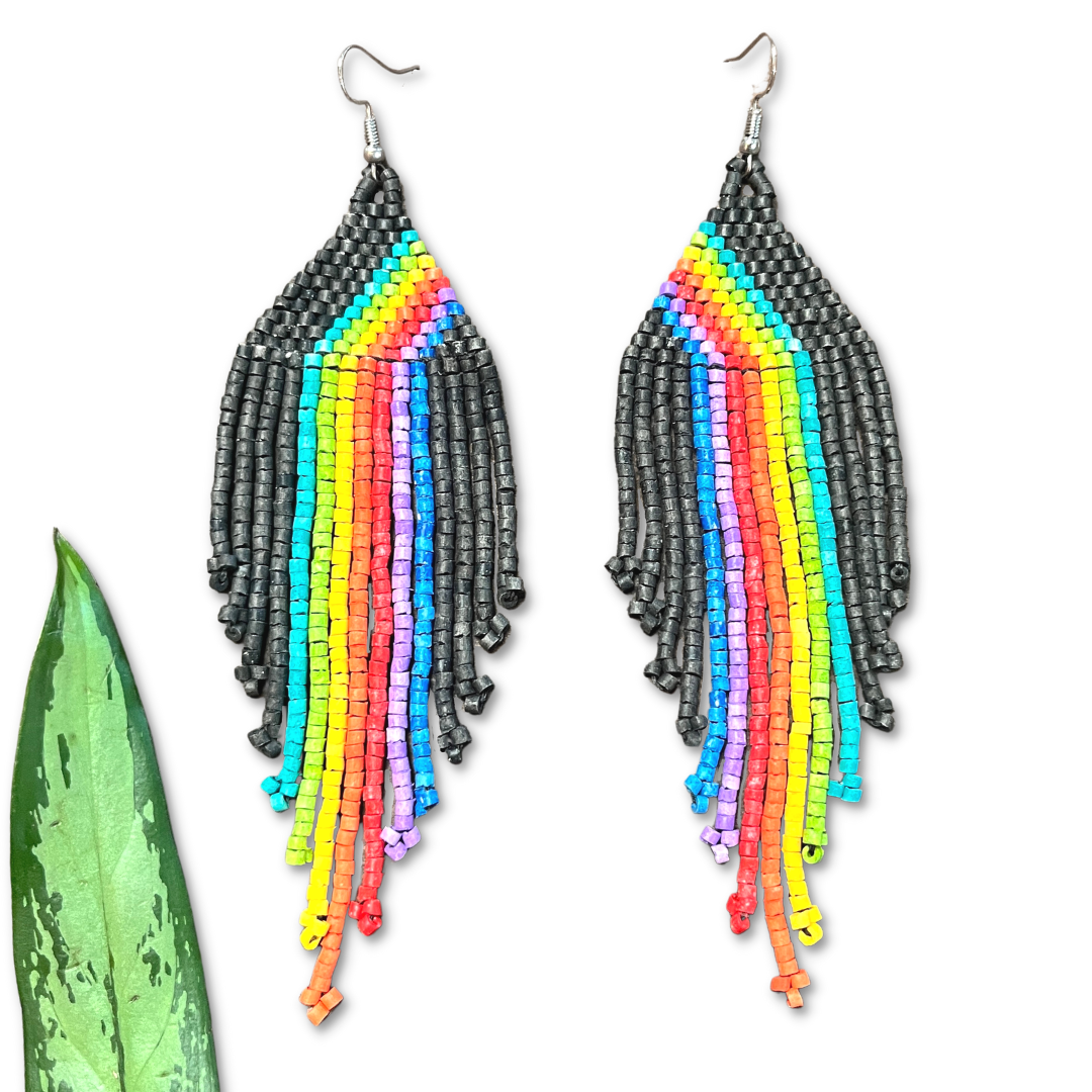 Lightweight, Beaded Earrings 🌈 The Rainbow Collection 🌈