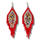 Aretes de cuentas ligeras - "Lean Tikal Diamond"