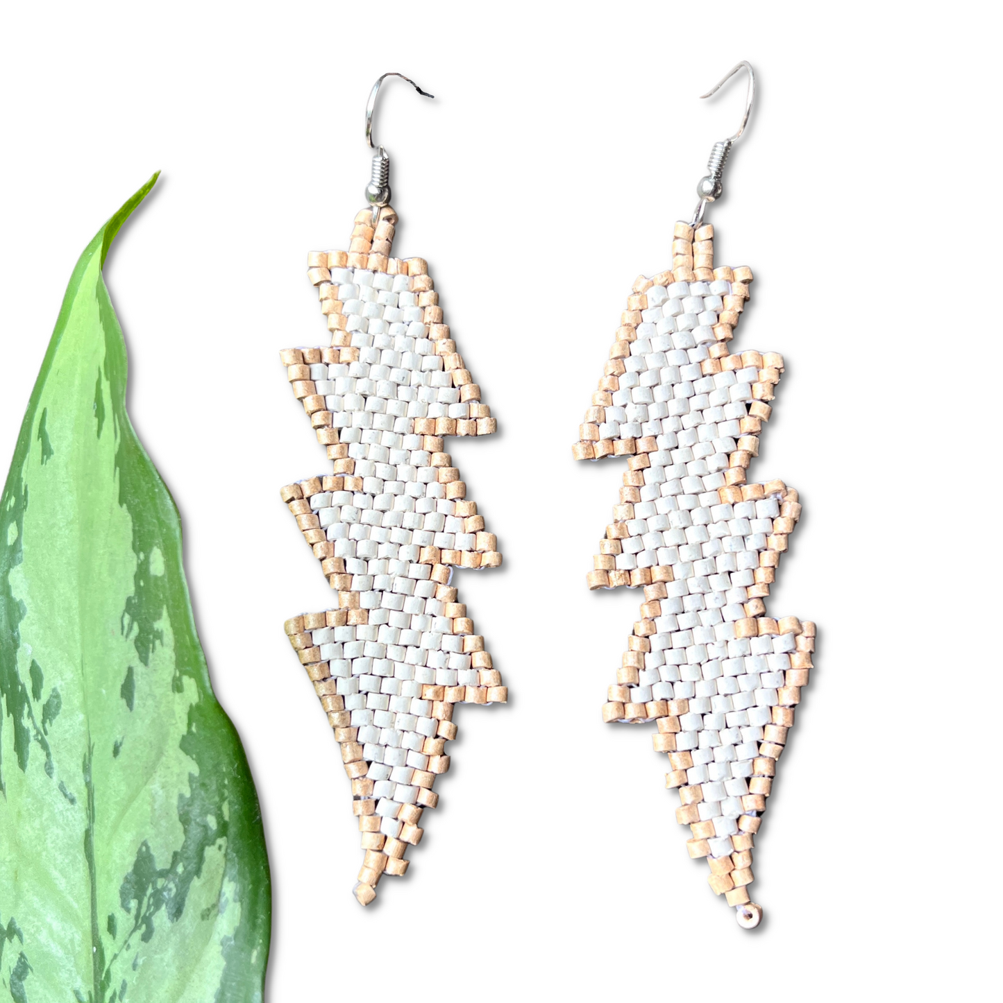 Lightweight Handmade Lightning Bolt Earrings