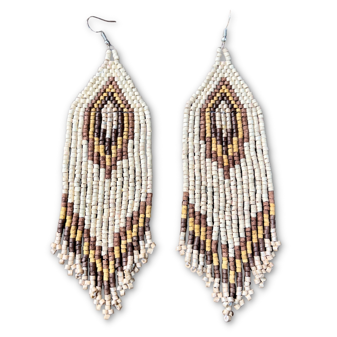 Lightweight Fringe Earrings - Tikal Impacto Diamond