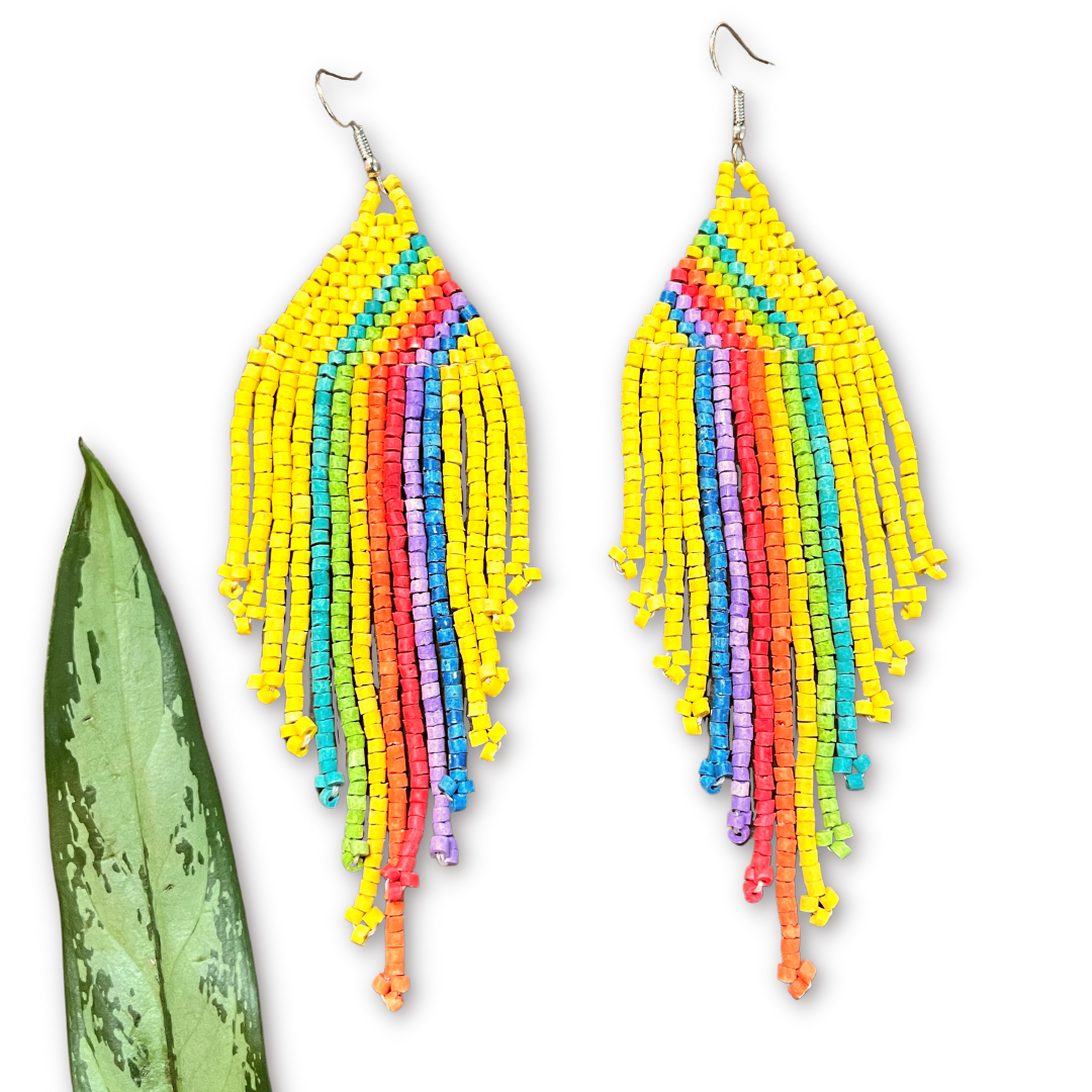 Lightweight, Beaded Earrings 🌈 The Rainbow Collection 🌈