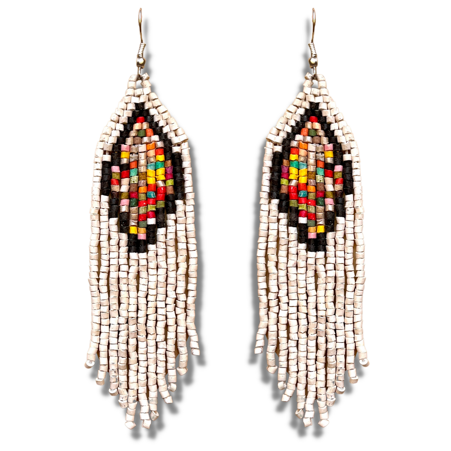 Lightweight, Statement Earrings - "Lean Tikal Diamond"