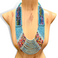 Woven, Vintage Textile Necklaces - "Vintage Patzun Long"