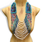 Woven, Vintage Textile Necklaces - "Vintage Patzun Long"