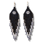 Ceramic Beaded Fringe Earrings with Elegant Design