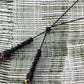 Torsade Collar Gargantilla 2en1 - "Poporopo", hecho a mano
