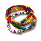 Clay beaded bracelets, elastic - "Solidarity Pack"