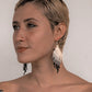 Pendientes colgantes con cuentas ligeras - "Lean Tikal Synergy", hechos a mano