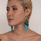 Pendientes colgantes con cuentas ligeras - "Lean Tikal Synergy", hechos a mano