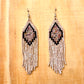 Lightweight, Statement Earrings - "Lean Tikal Diamond"