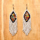 Lightweight, Statement Earrings - "Lean Tikal Diamond"