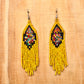 Lightweight, Statement Earrings - "Lean Tikal Diamond"
