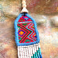 Collares con tejido ceremonial y cadenas de pedrería - "Aguacatán Blancos"