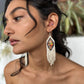 Lightweight, Statement Earrings - "Lean Tikal Diamond"