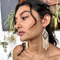 Lightweight, Statement Earrings - "Lean Tikal Diamond"