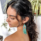 Lightweight, Statement Earrings - "Lean Tikal Diamond"