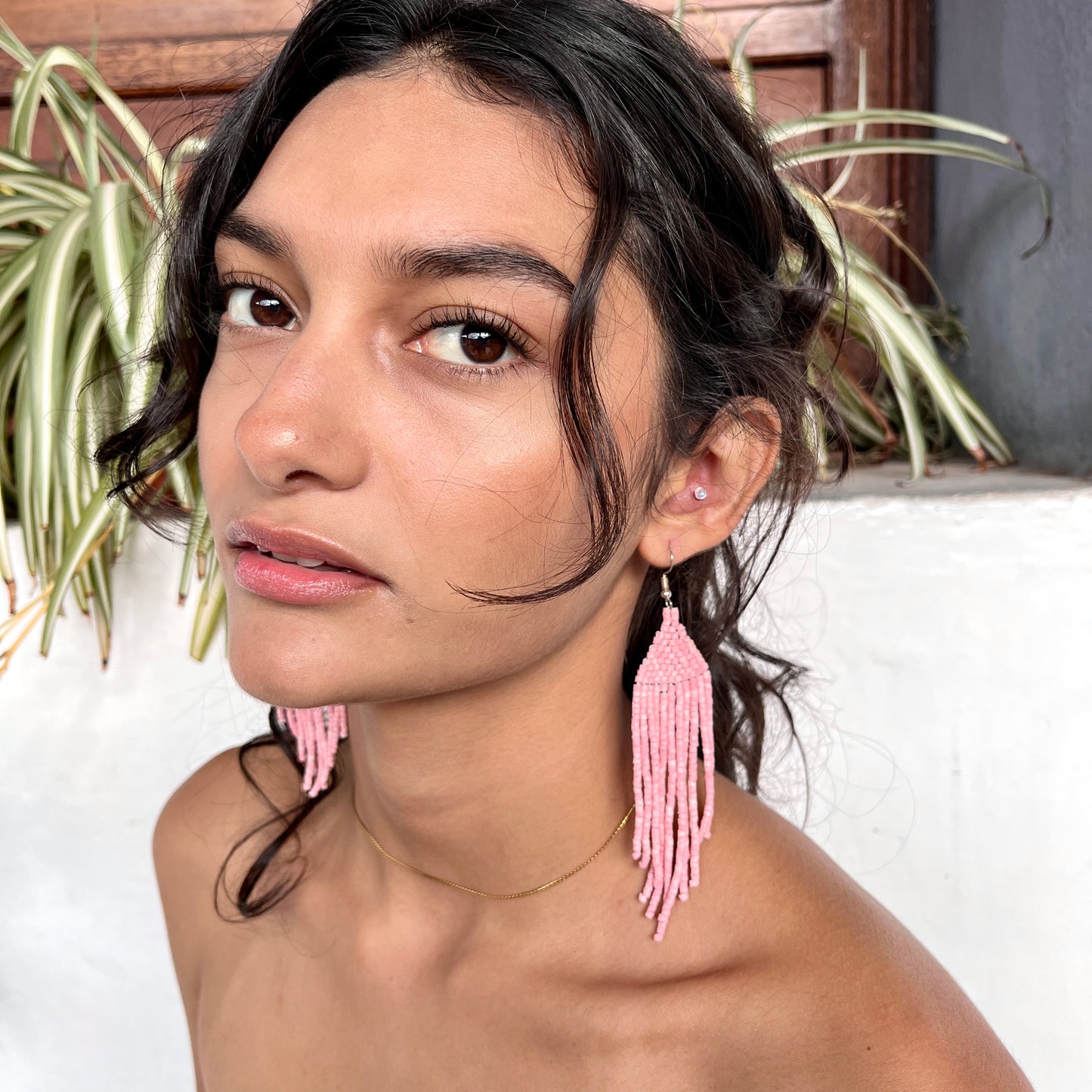 Lightweight, Statement Earrings - "Lean Tikal Jun"