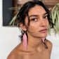 Lightweight, Statement Earrings - "Lean Tikal Jun"