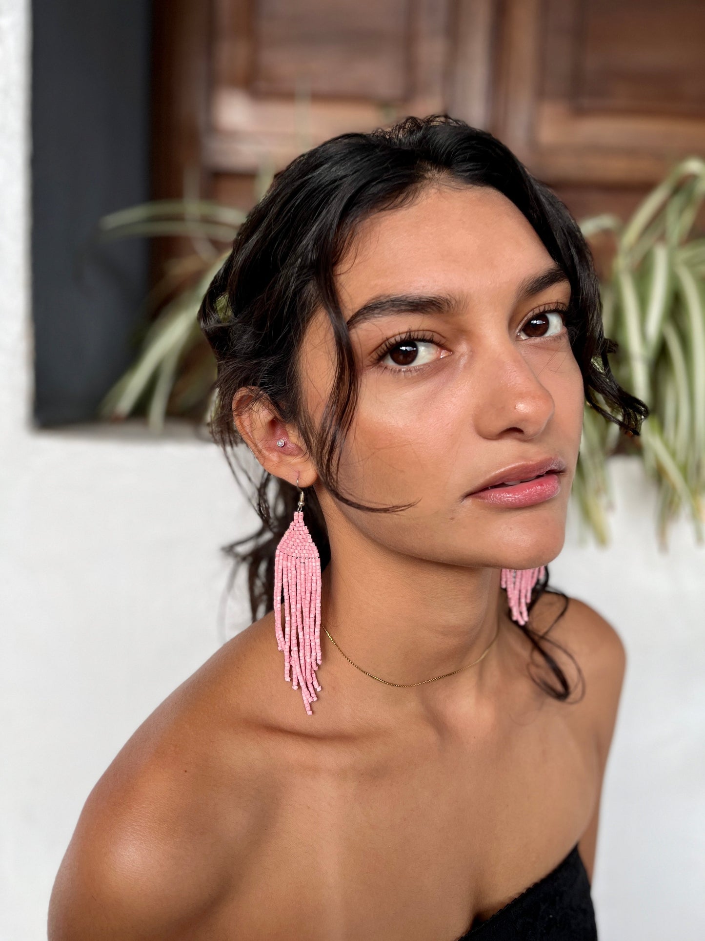 Lightweight, Statement Earrings - "Lean Tikal Jun"