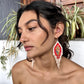 Aretes de cuentas ligeras - "Lean Tikal Diamond"
