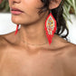 Aretes de cuentas ligeras - "Lean Tikal Diamond"
