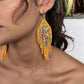 Aretes de cuentas ligeras - "Lean Tikal Diamond"