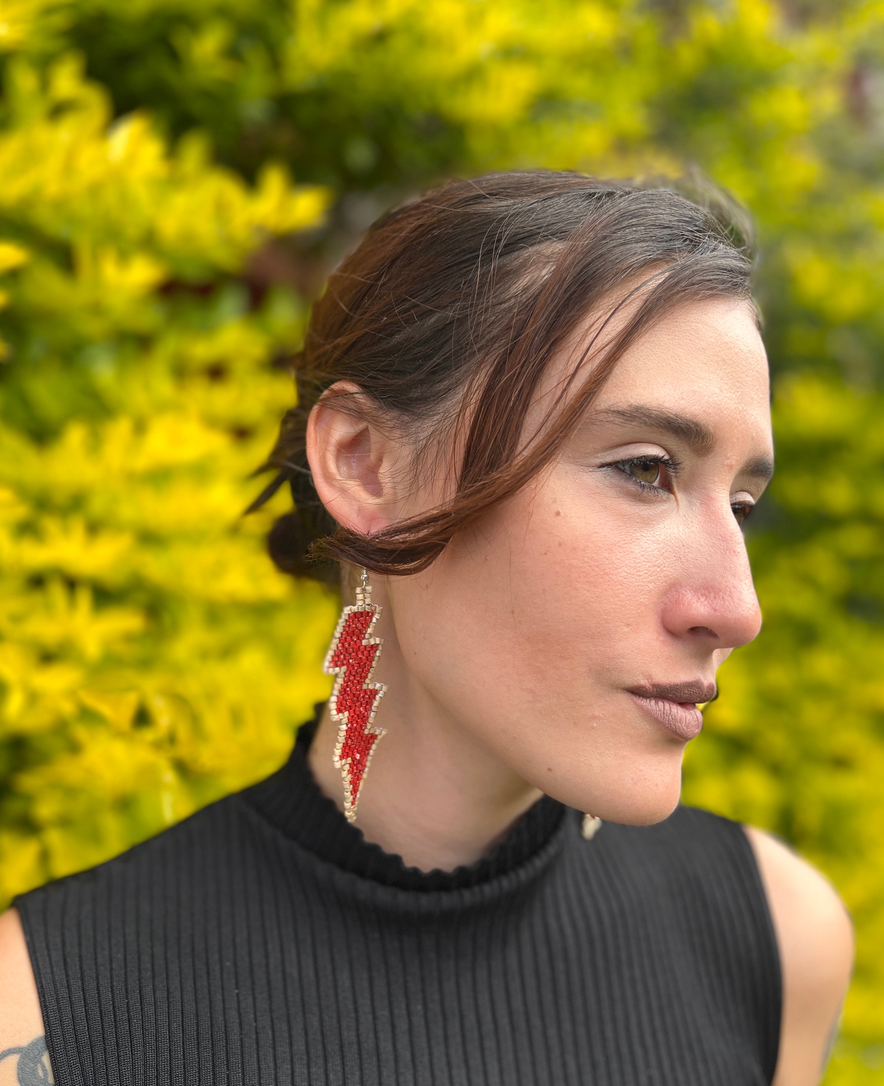 Lightweight statement earrings outlet