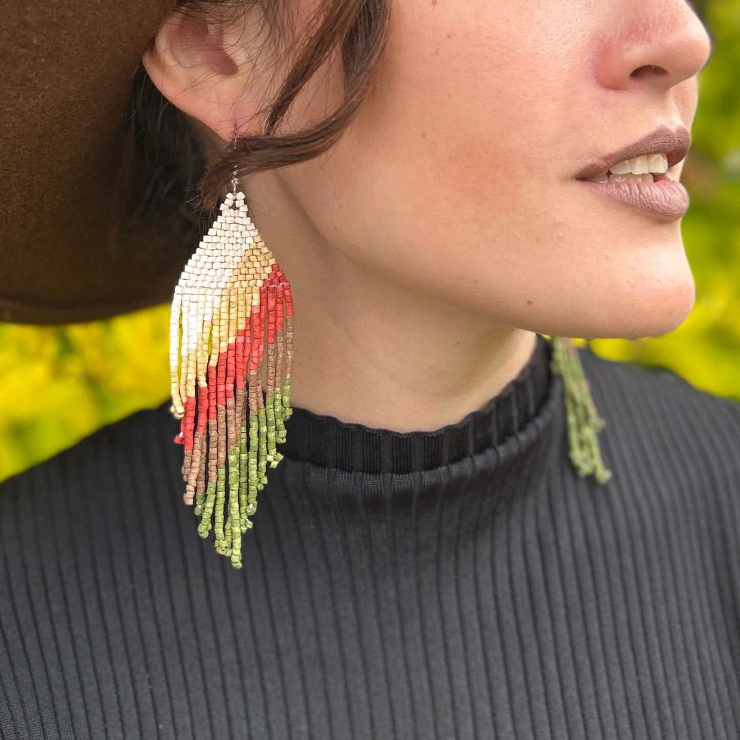 Lightweight, Fringe Earrings - Tikal Synergy