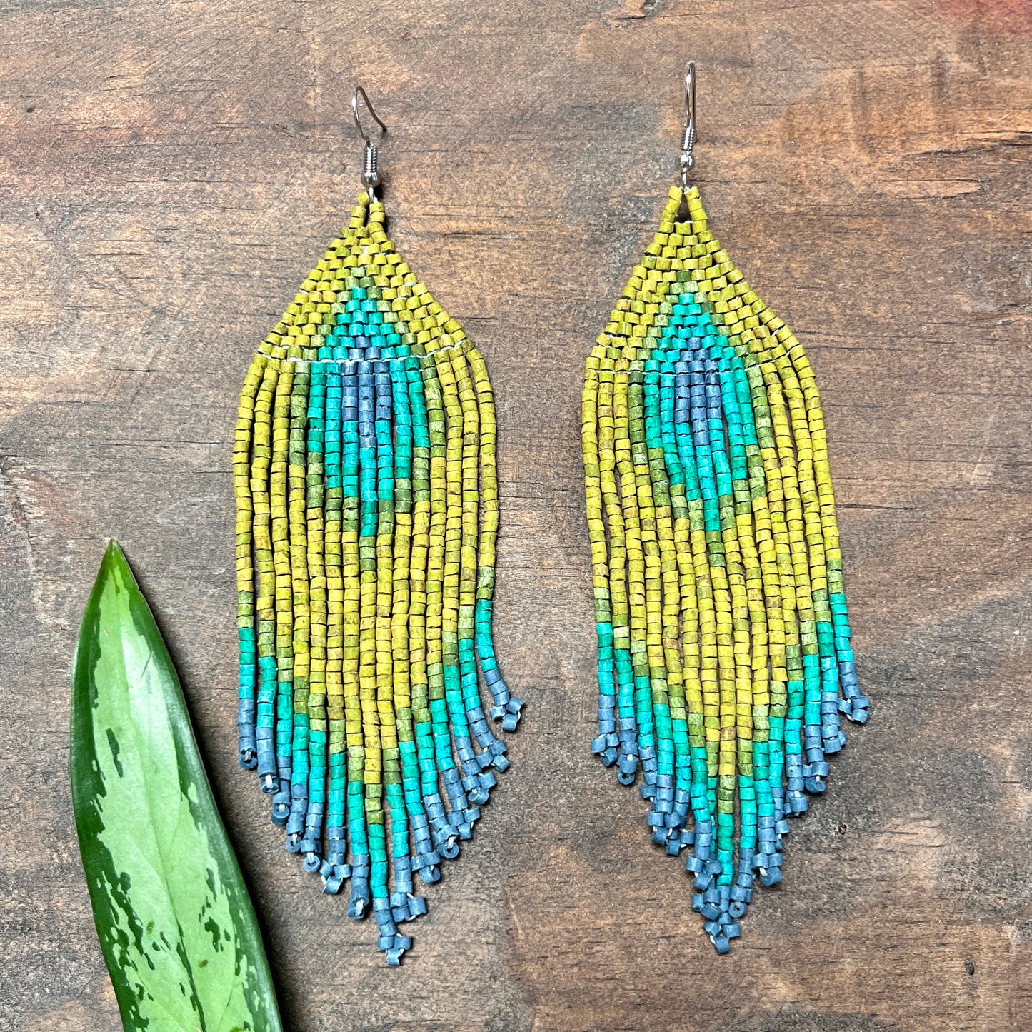 Lightweight Fringe Earrings - Tikal Impacto Diamond