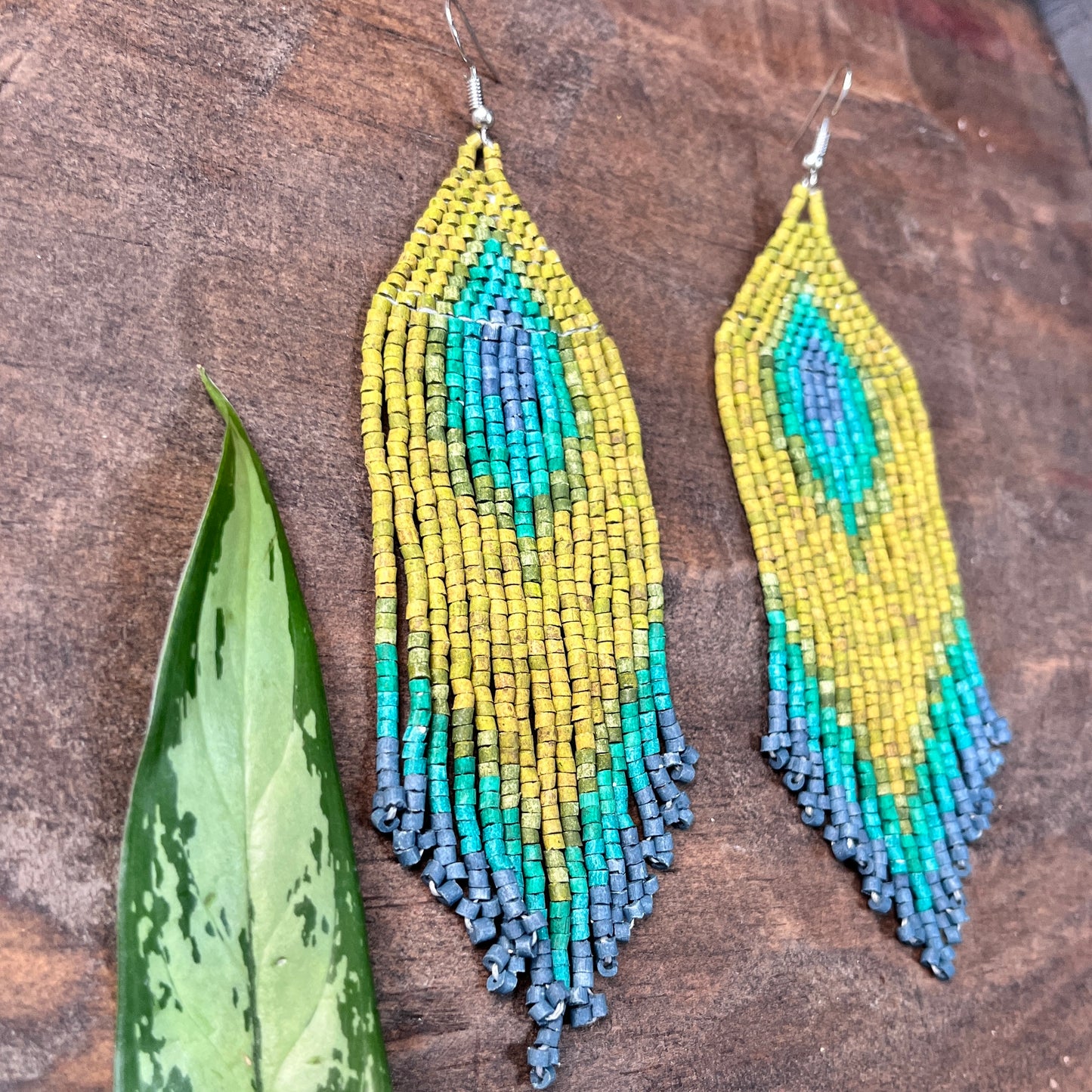 Lightweight Fringe Earrings - Tikal Impacto Diamond