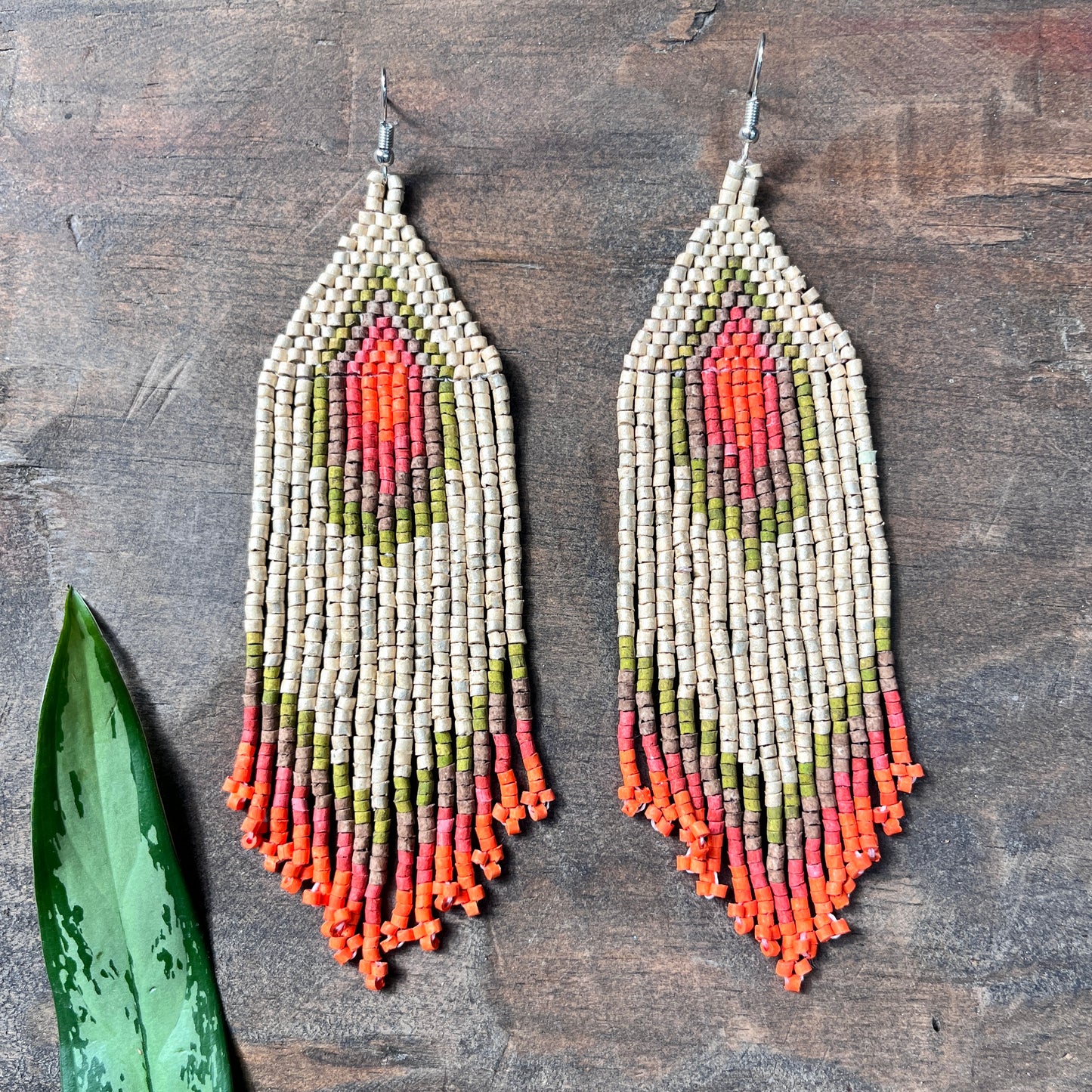 Lightweight Fringe Earrings - Tikal Impacto Diamond