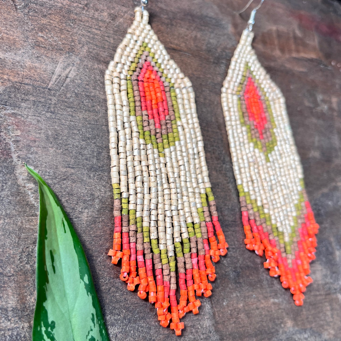 Lightweight Fringe Earrings - Tikal Impacto Diamond