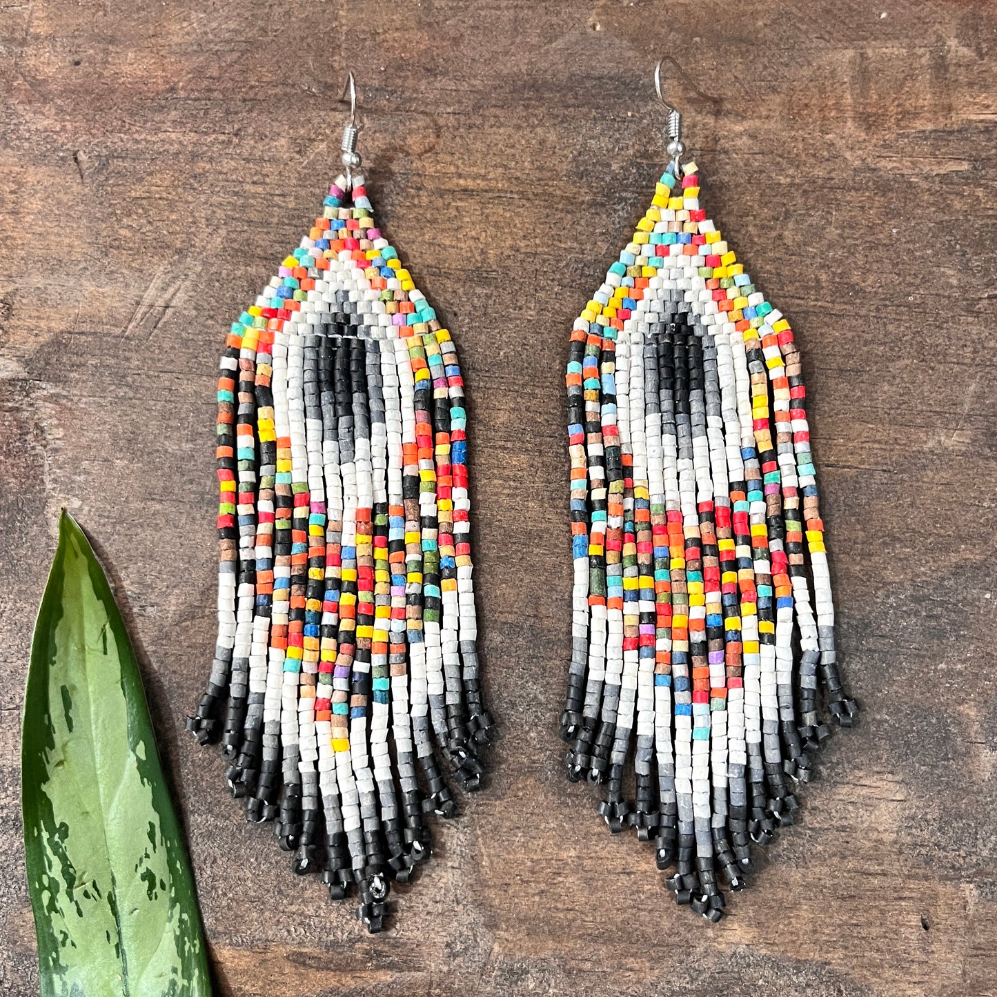 Lightweight Fringe Earrings - Tikal Impacto Diamond