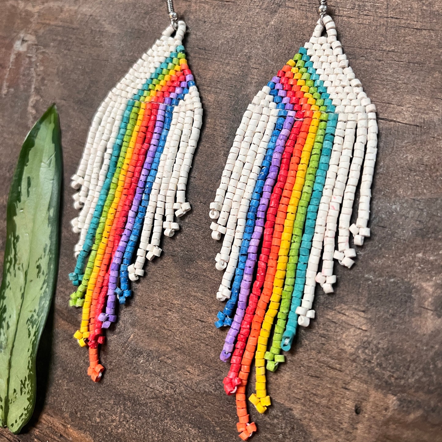 Lightweight, Beaded Earrings 🌈 The Rainbow Collection 🌈