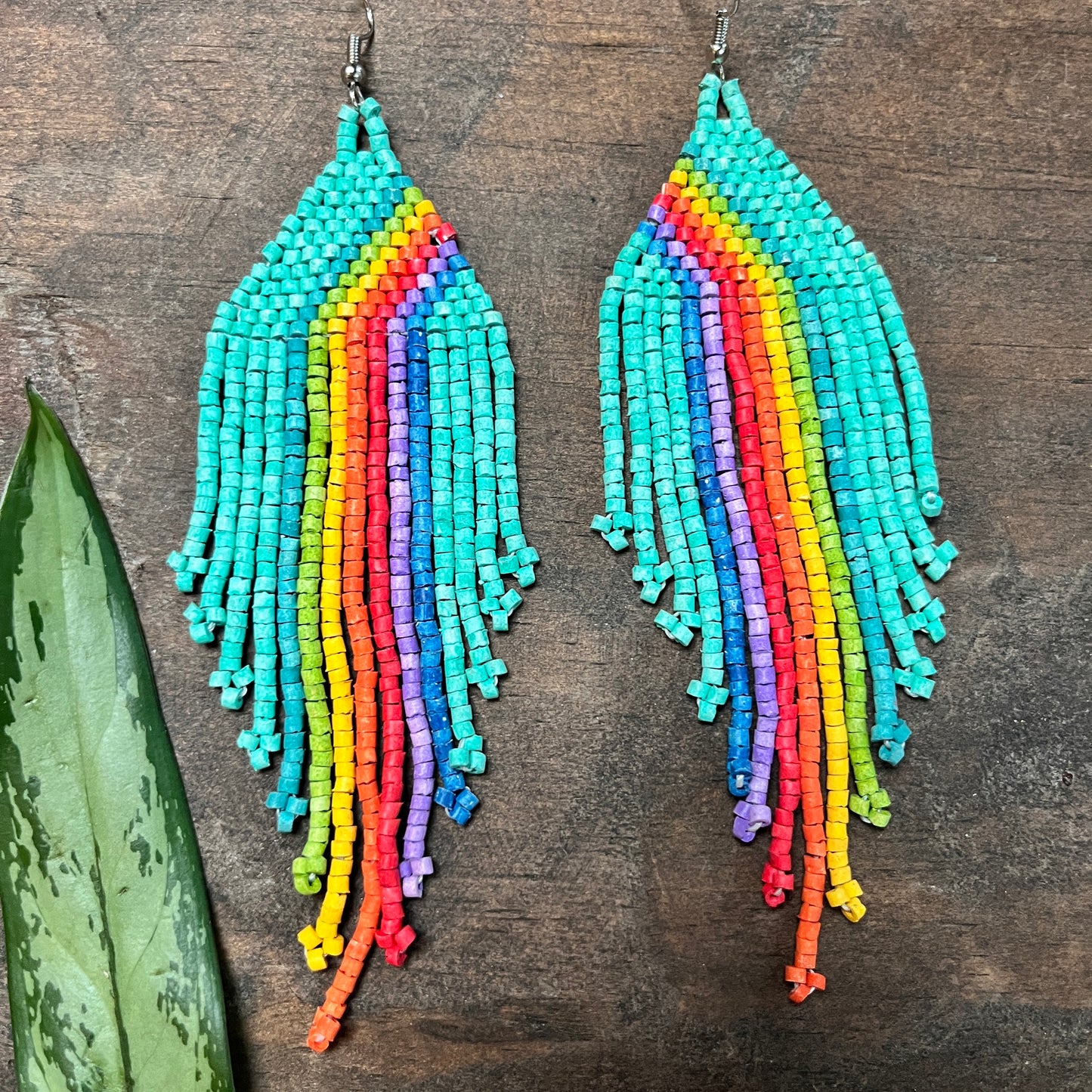 Lightweight, Beaded Earrings 🌈 The Rainbow Collection 🌈