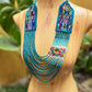 Woven, Vintage Textile Necklaces - "Vintage Patzun Long"