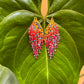 Light, Statement Earrings - "Lean Tikal Synergy Rainbow"