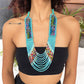 Woven, Vintage Textile Necklaces - "Vintage Patzun Long"