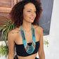Woven, Vintage Textile Necklaces - "Vintage Patzun Long"