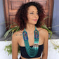 Woven, Vintage Textile Necklaces - "Vintage Patzun Long"
