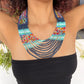 Woven, Vintage Textile Necklaces - "Vintage Patzun Long"