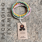 Pulseras de cuentas de barro, elásticas - "Pack Solidario"
