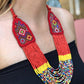 Collares Textiles Ceremoniales - "Aguacatán Rojos"