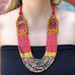 Collares Textiles Ceremoniales - "Aguacatán Rojos"