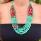 Collares Textiles Ceremoniales - "Aguacatán Azules"