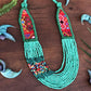 Collares Textiles Ceremoniales - "Aguacatán Azules"