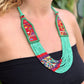 Collares Textiles Ceremoniales - "Aguacatán Azules"